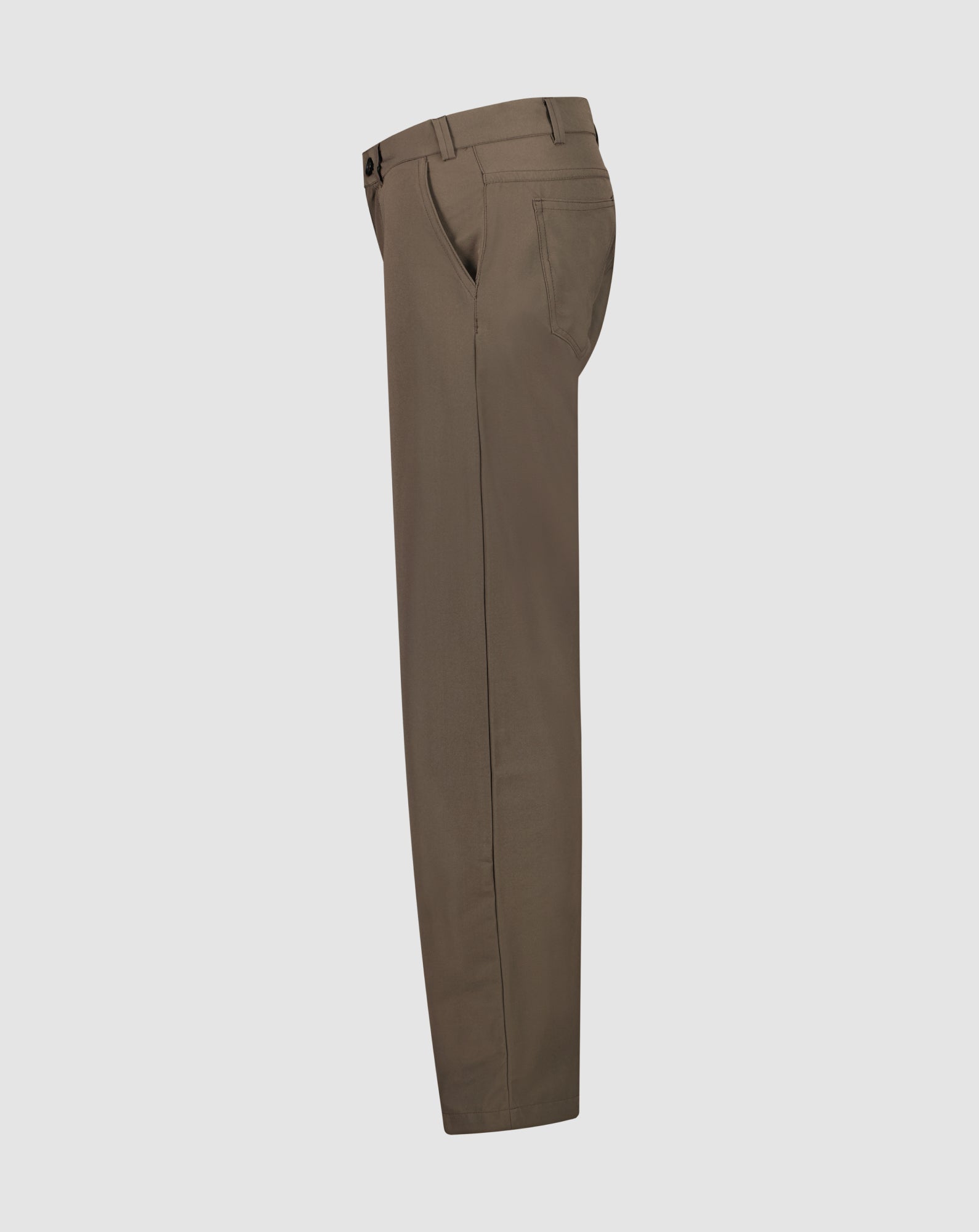 Pantalon Uni Marron - Femme