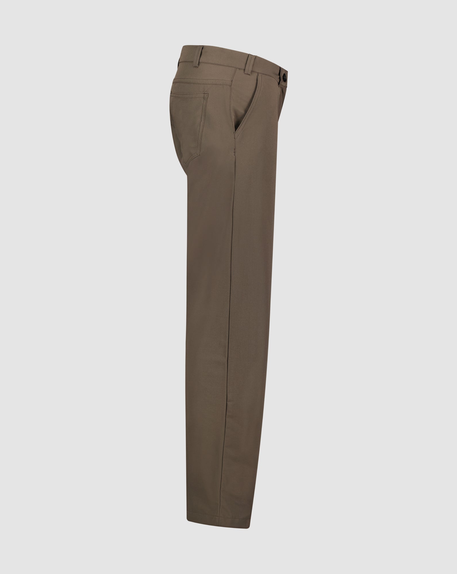 Pantalon Uni Marron - Femme