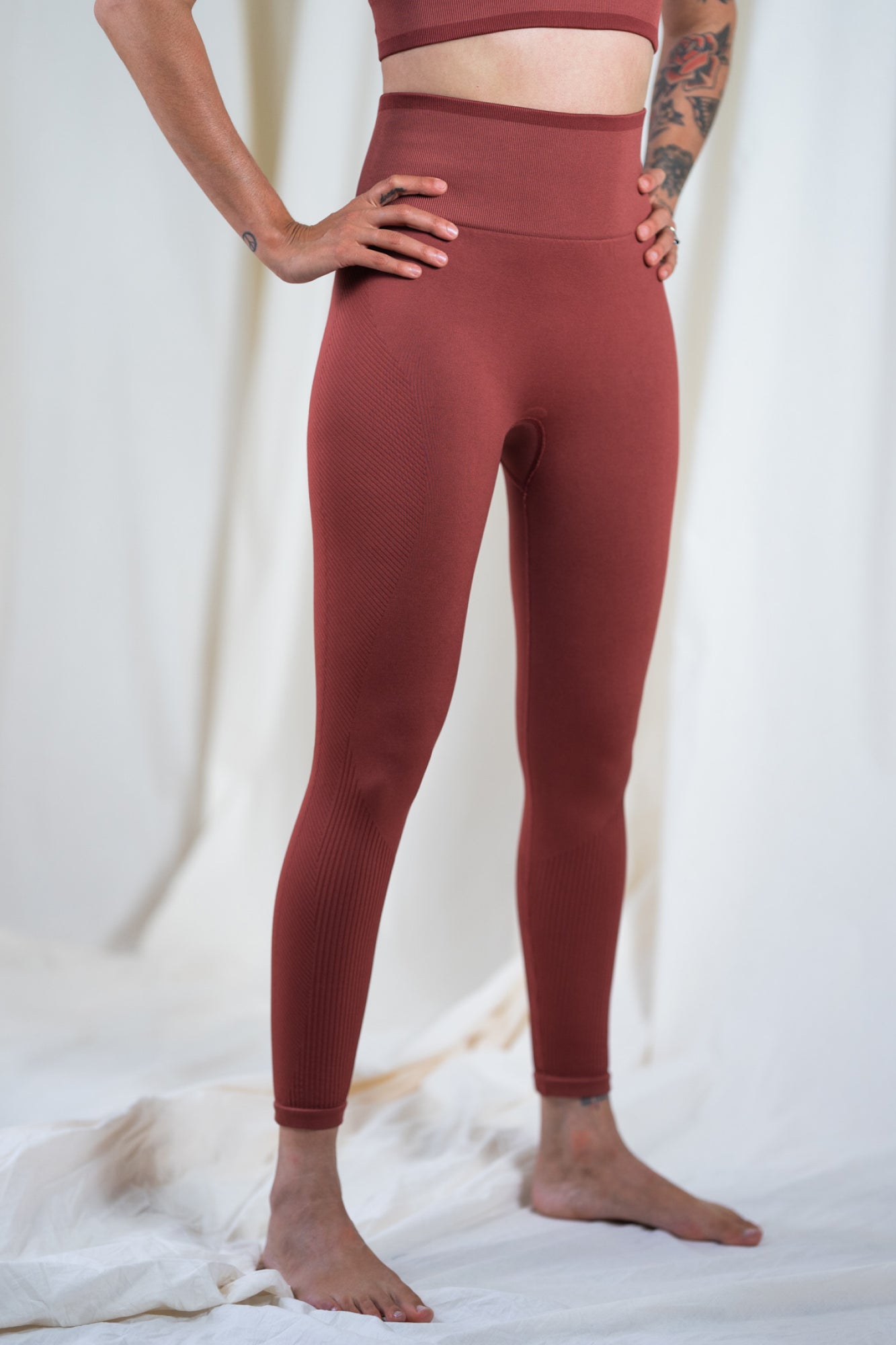 Aura - Argile rouge- Legging Femme